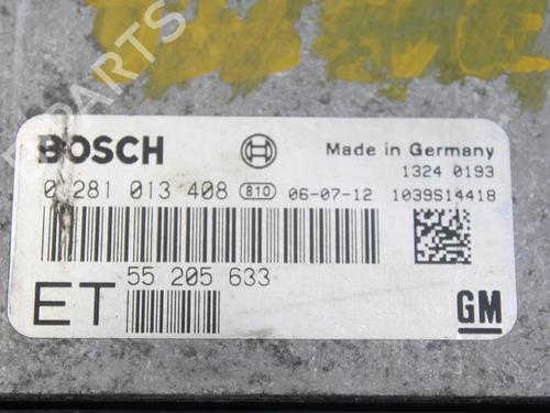 Engine control unit (ECU) OPEL VECTRA C (Z02) 1.9 CDTI (F69) | BP10120792M57 