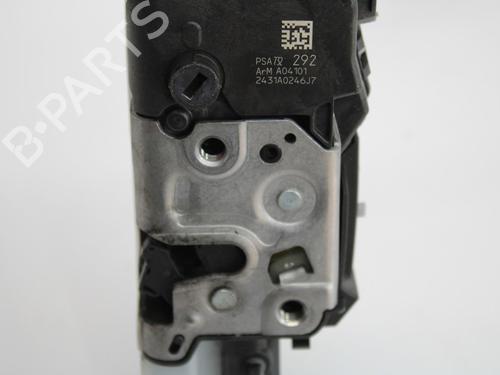 Front left lock PEUGEOT 3008 I MPV (0U_) 1.6 HDi | BP10119478C98 