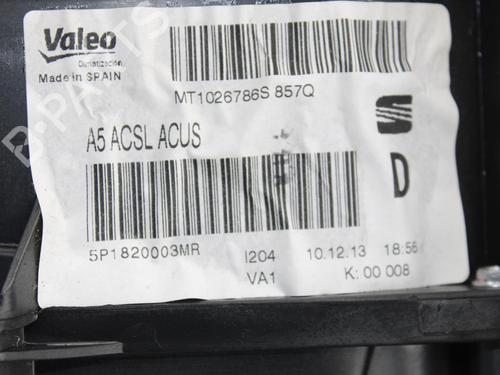 Heater matrix box SEAT ALTEA XL (5P5, 5P8) 1.6 LPG | BP14175372M61 