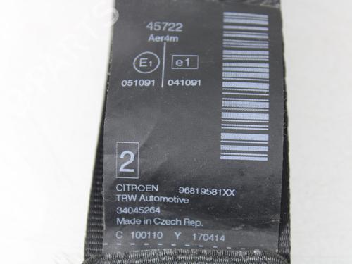 Rear right seatbelt CITROËN DS3 (SA_)  | BP17078082I28 