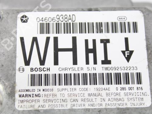 ECU airbags JEEP GRAND CHEROKEE III (WH, WK) 3.0 CRD 4x4 | BP10121696M53 