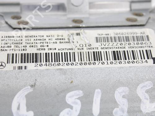 Passenger airbag MERCEDES-BENZ C-CLASS (W204) C 200 CDI (204.007, 204.006) | BP13298743C10 