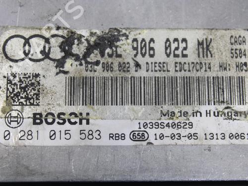 Engine control unit (ECU) AUDI A4 B8 Avant (8K5) 2.0 TDI | BP17570692M57 