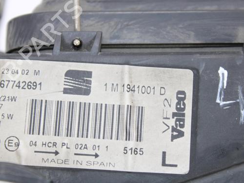 Left headlight SEAT LEON (1M1)  | BP14998771C28 
