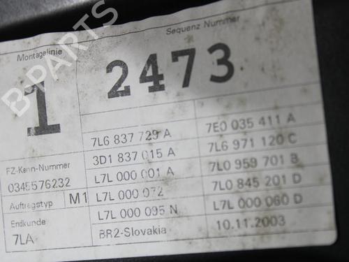 Rudehejsemekanisme ventre foran VW TOUAREG (7LA, 7L6, 7L7) 5.0 V10 TDI | BP30440345C22