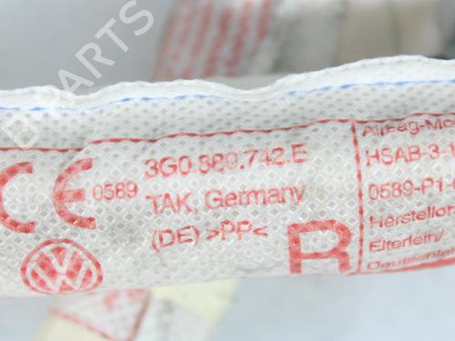Right curtain airbag VW PASSAT B8 (3G2, CB2) 1.6 TDI | BP22304618C12 