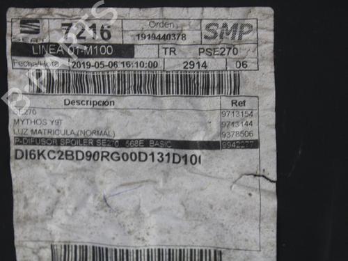 Rear bumper SEAT IBIZA V (KJ1, KJG) 1.0 TSI | BP17523144C8 