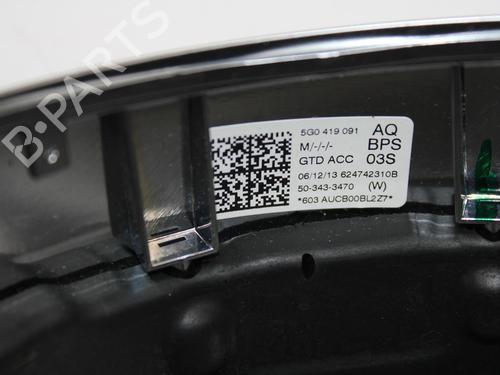 Steering wheel VW GOLF VII (5G1, BQ1, BE1, BE2) 2.0 GTD | BP12268332C49 