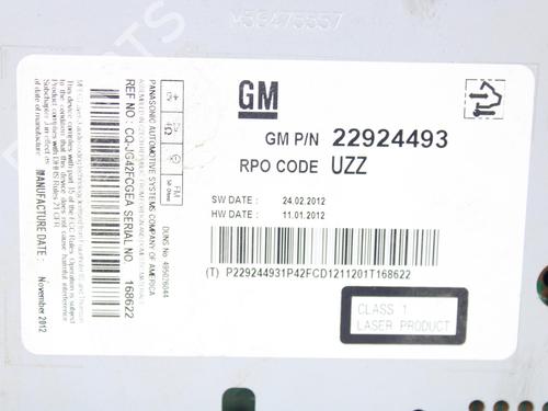 Radio OPEL ASTRA J (P10) 1.6 SIDI (68) | BP17060300E6 
