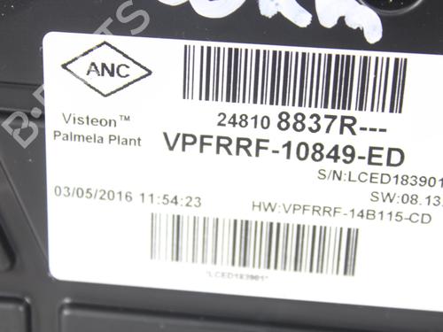 Instrument cluster RENAULT CLIO IV (BH_) 1.2 16V (BHA1, BHAK, BHMG, BHMK) | BP17494293C47 
