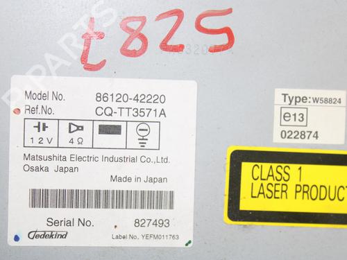 Radio TOYOTA RAV 4 III (_A3_)  | BP23147357E6 