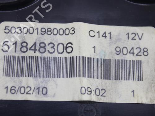 Instrument cluster FIAT BRAVO II (198_) 1.9 D Multijet (198AXB1A) | BP15812269C47 