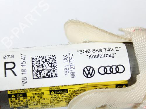 Right curtain airbag VW PASSAT B8 (3G2, CB2) 1.6 TDI | BP22304618C12 