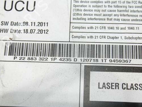 Radio OPEL INSIGNIA A (G09) 2.0 CDTI (68) | BP22305331E6