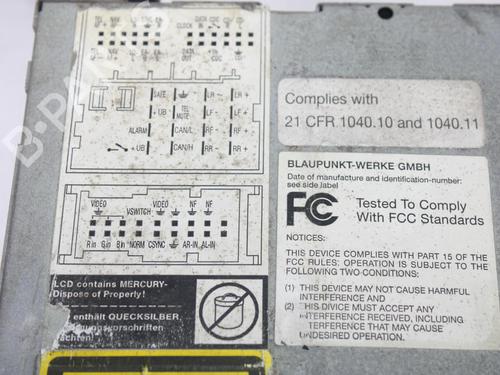Sistema audio VW TOUAREG (7LA, 7L6, 7L7) 5.0 V10 TDI | BP30377752E6