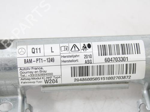 Left curtain airbag MERCEDES-BENZ C-CLASS (W204) C 200 CDI (204.001) | BP17108077C11 