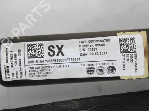 Venstre gardin kollisjonspute FIAT PUNTO (199_) 1.4 (199AXB1A, 199BXB1A, 199BXB11, 199AXB11) | BP29814460C11