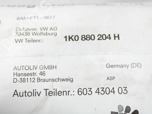 Passenger airbag VW GOLF PLUS V (5M1, 521) 1.9 TDI | BP25255519C10 