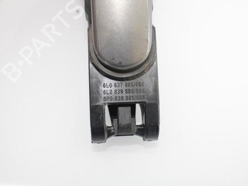 Rear right exterior door handle SEAT IBIZA III (6L1)  | BP10321622C130 
