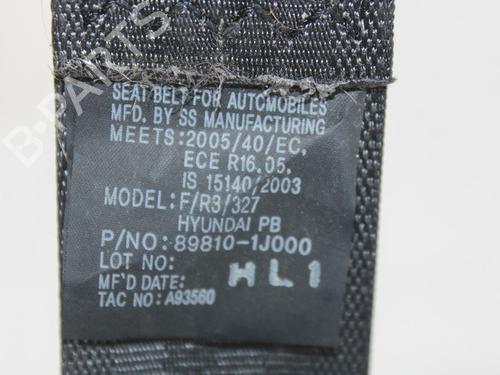 Rear left seatbelt HYUNDAI i20 I (PB, PBT) 1.2 | BP30377561I29