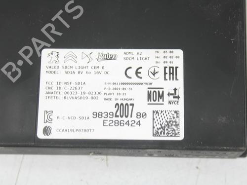 Elektronisk modul OPEL CORSA F (P2JO) 1.2 (68) | BP22305877M83 