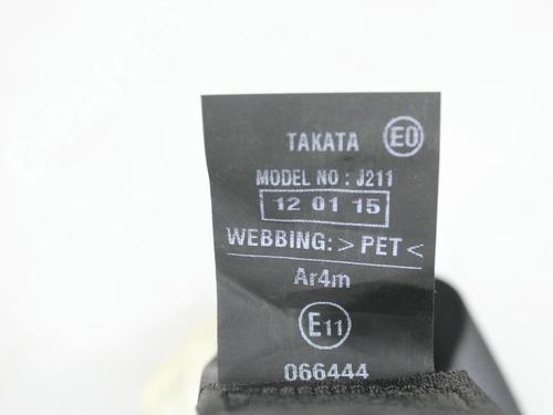 Rear left seatbelt HONDA CIVIC IX (FK) 1.6 i-DTEC (FK3) | BP10123368I29 