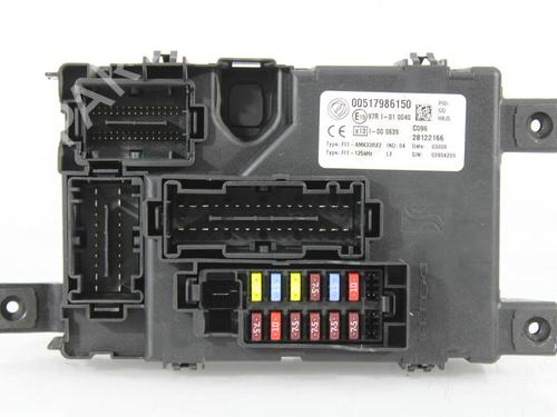 Fuse box FIAT PUNTO EVO (199_) 1.3 D Multijet (199AXD1B, 199AXD1A, 199BXD1B, 199BXD1A,... 00517986150