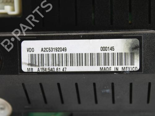 Instrument cluster MERCEDES-BENZ M-CLASS (W164) ML 420 CDI 4-matic (164.128) | BP10124983C47 