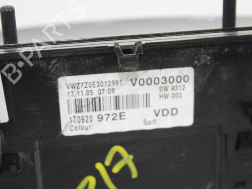 Instrument cluster VW TOURAN (1T1, 1T2) 2.0 TDI 16V | BP15670906C47 