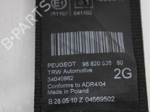 Rear left seatbelt PEUGEOT 5008 (0U_, 0E_) 1.6 HDi | BP15763847I29 
