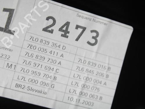 Rudehejsemekanisme Højre bagtil VW TOUAREG (7LA, 7L6, 7L7) 5.0 V10 TDI | BP30440342C25