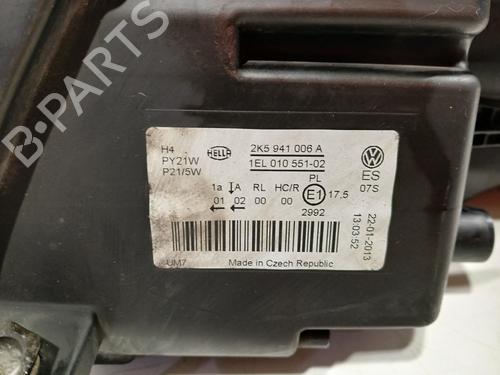 Right headlight VW CADDY III Box Body/MPV (2KA, 2KH, 2CA, 2CH) 1.6 TDI | BP30152706C29