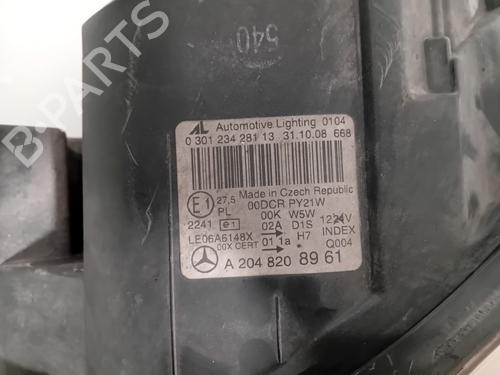 Left headlight MERCEDES-BENZ C-CLASS T-Model (S204) C 200 Kompressor (204.241) | BP29427897C28 