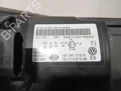 Right headlight VW UP! (121, 122, BL1, BL2, BL3, 123) 1.0 | BP38535309C29 - Image 4