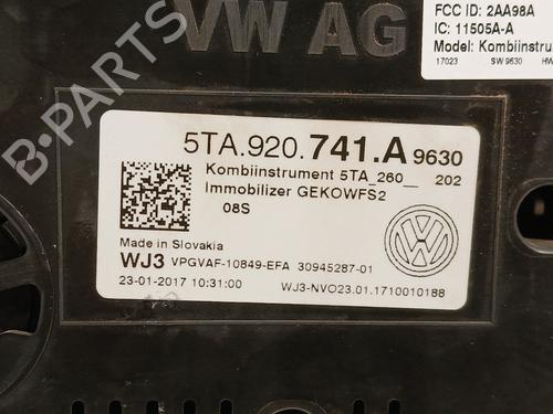 Instrument cluster VW TOURAN (5T1) 1.6 TDI | BP30567237C47