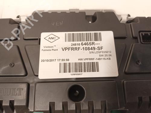 Instrument cluster RENAULT TRAFIC III Van (FG_) 1.6 dCi 95 (FGMJ, FGMR) | BP31647205C47