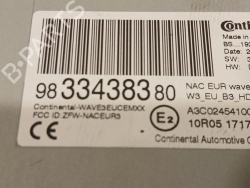 Radio DS DS 3 / DS 3 CROSSBACK (UR_, UC_, UJ_) 1.2 PureTech 130 (URHNSS) | BP29918396E6