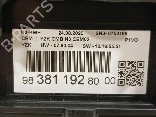 Instrument cluster OPEL COMBO Box Body/MPV (K9) 1.5 D | BP29169492C47 