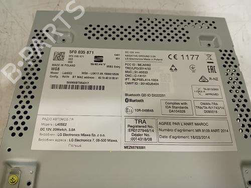 Radio SEAT IBIZA IV ST (6J8, 6P8) 1.2 TSI | BP17789577E6 