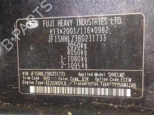 Front right window mechanism SUBARU FORESTER (SH_) 2.0 D AWD (SHH, SHD, SHN) | BP19313861C23 