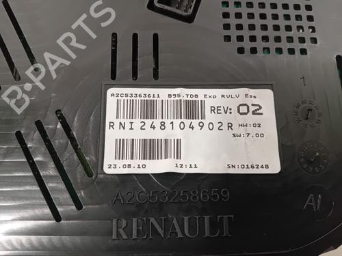 Instrument cluster RENAULT MEGANE III Grandtour (KZ0/1) 2.0 CVT (KZ0G, KZ1P) | BP24200422C47 
