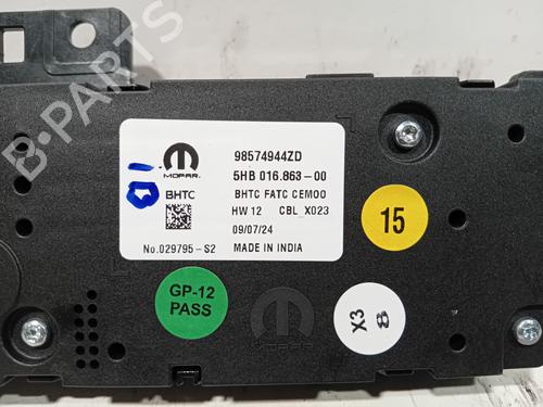 Climate control CITROËN C3 IV (CC_, CB_) ë-C3 (CBZYAZ) | BP37671725I5 - Image 3