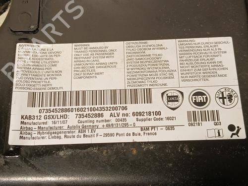 Knekollisjonspute FIAT 500 (312_) 1.2 (312AXA1A) | BP30812619C50