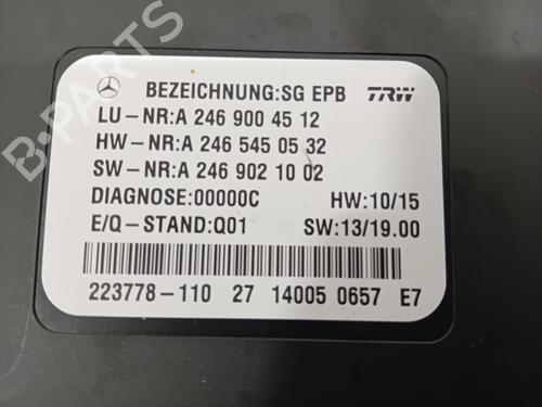 Electronic module MERCEDES-BENZ CLA Coupe (C117) CLA 180 (117.342) | BP21072046M83 