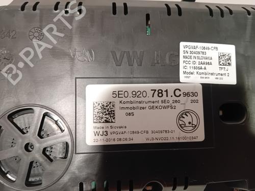 Kombinert Instrument SKODA OCTAVIA III Combi (5E5, 5E6) 1.6 TDI | BP29641331C47 