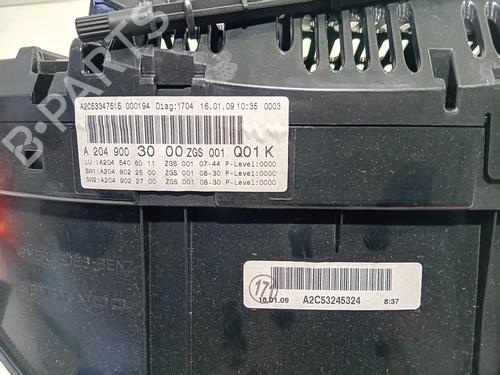 Instrument cluster MERCEDES-BENZ GLK-CLASS (X204) 280 4-matic (204.981) | BP30618001C47