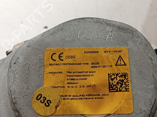 Rear left seatbelt VW GOLF VIII (CD1, DA1) 1.5 eTSI | BP33698617I29 - Image 3