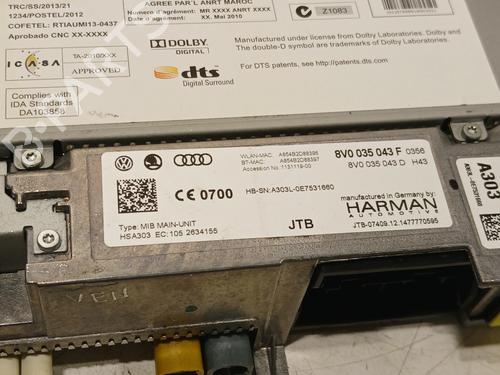 Electronic module AUDI A3 Sportback (8VA, 8VF) 1.4 TFSI e-tron | BP27391400M83 