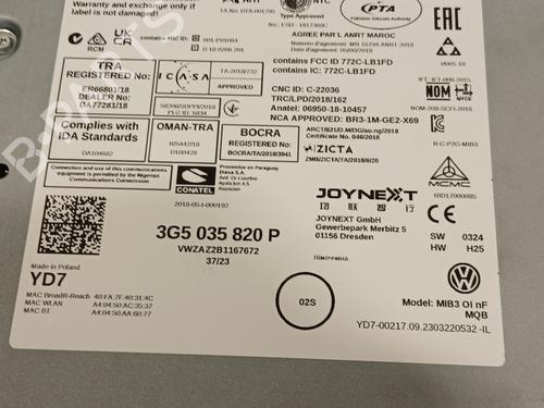 Modulo electronico VW TAIGO (CS1) 1.0 TSI | BP28135814M83 