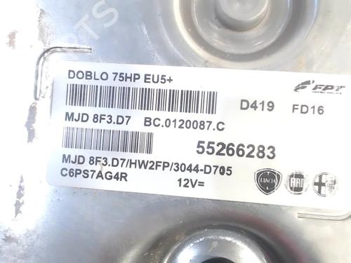 Engine control unit (ECU) FIAT DOBLO Cargo (263_) 1.3 D Multijet | BP8669405M57 - Image 4